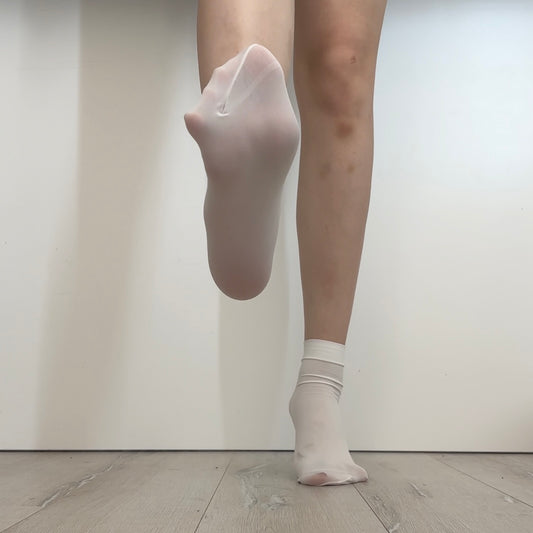 White Nylon Socks