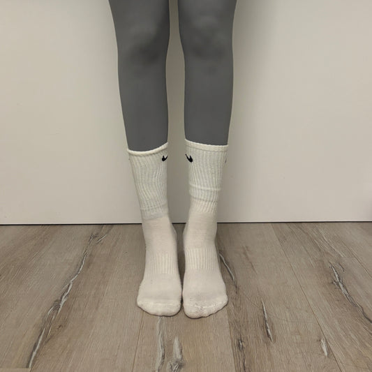 White Nike Socks
