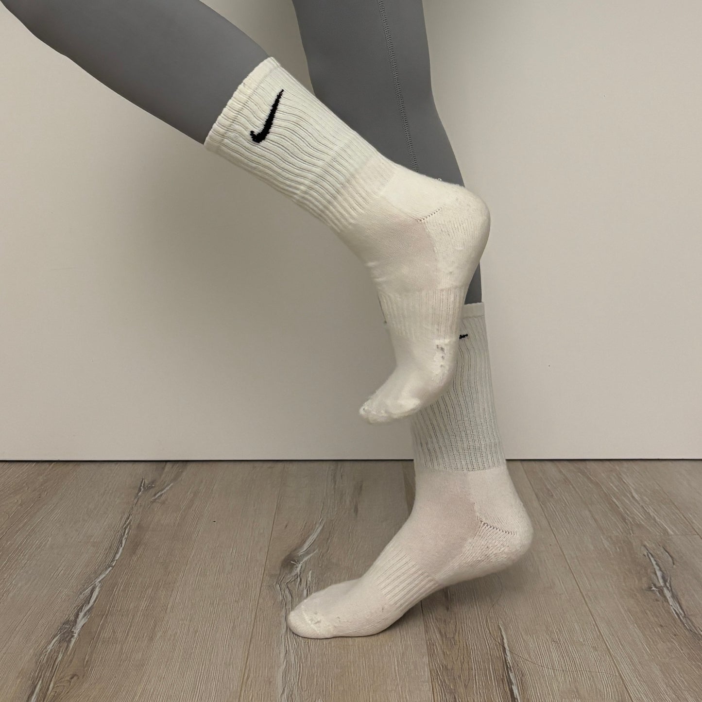 White Nike Socks