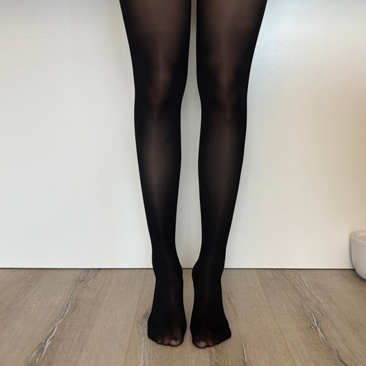 Black 80D Silky Pantyhose