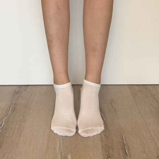 White ankle socks