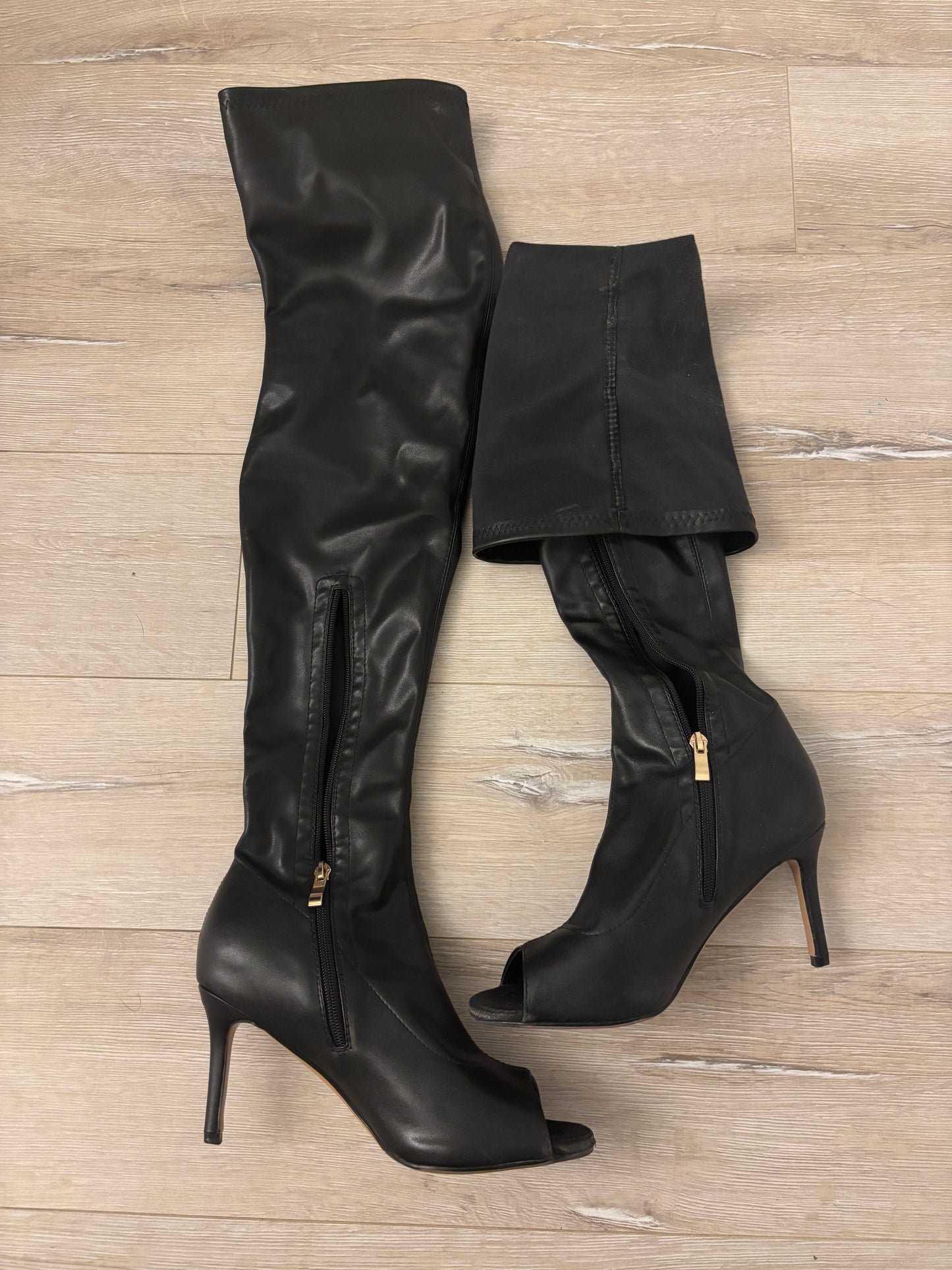 Black High Heels Boots